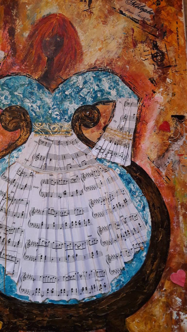 Original Music Painting by Guerry christiane