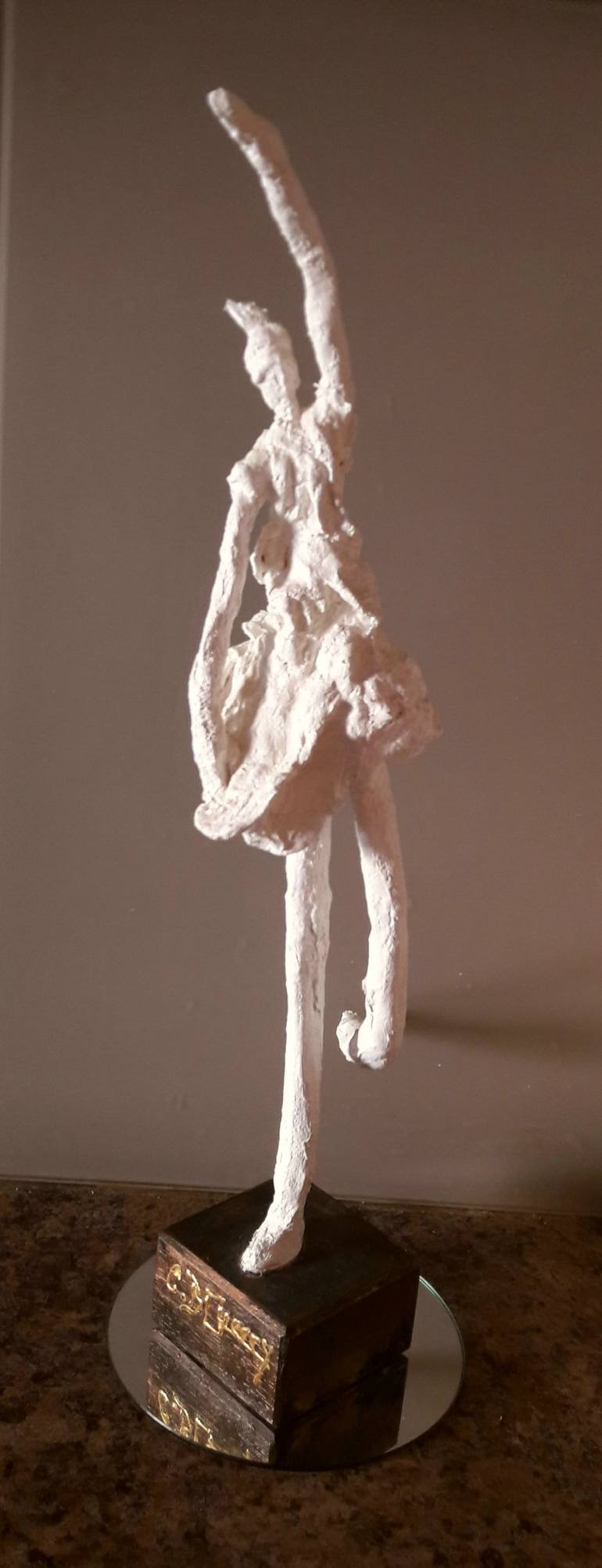Original Sport Sculpture by Guerry christiane