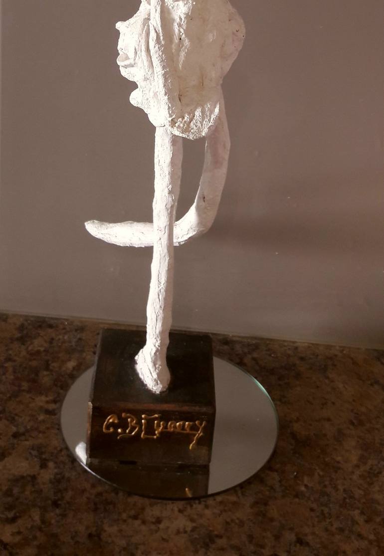 Original Art Deco Sport Sculpture by Guerry christiane