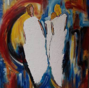 Print of Figurative Love Paintings by Guerry christiane
