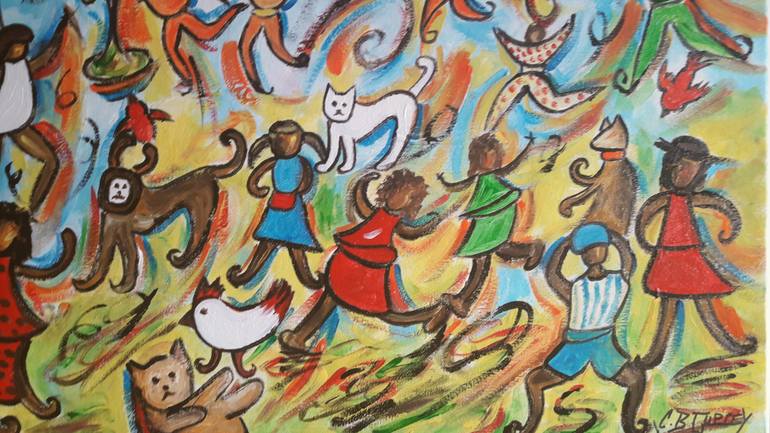 Original Conceptual Other Painting by Guerry Christiane