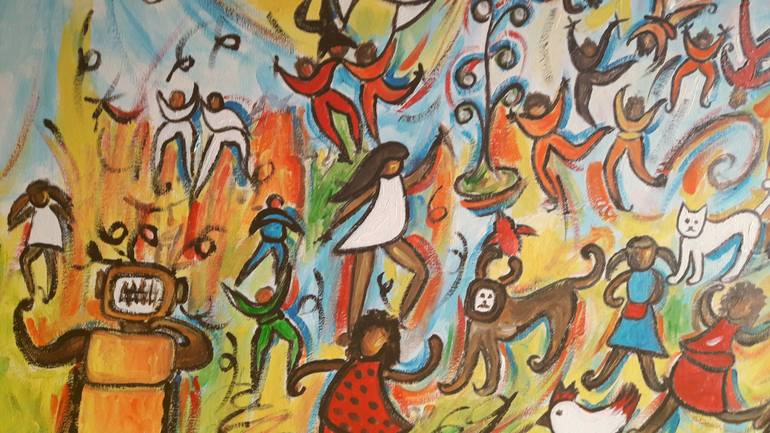 Original Conceptual Other Painting by Guerry Christiane