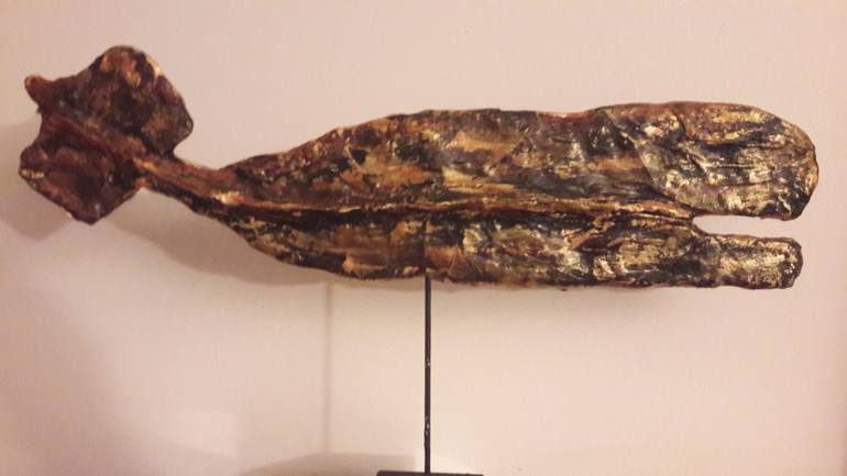 Original Fish Sculpture by Guerry christiane