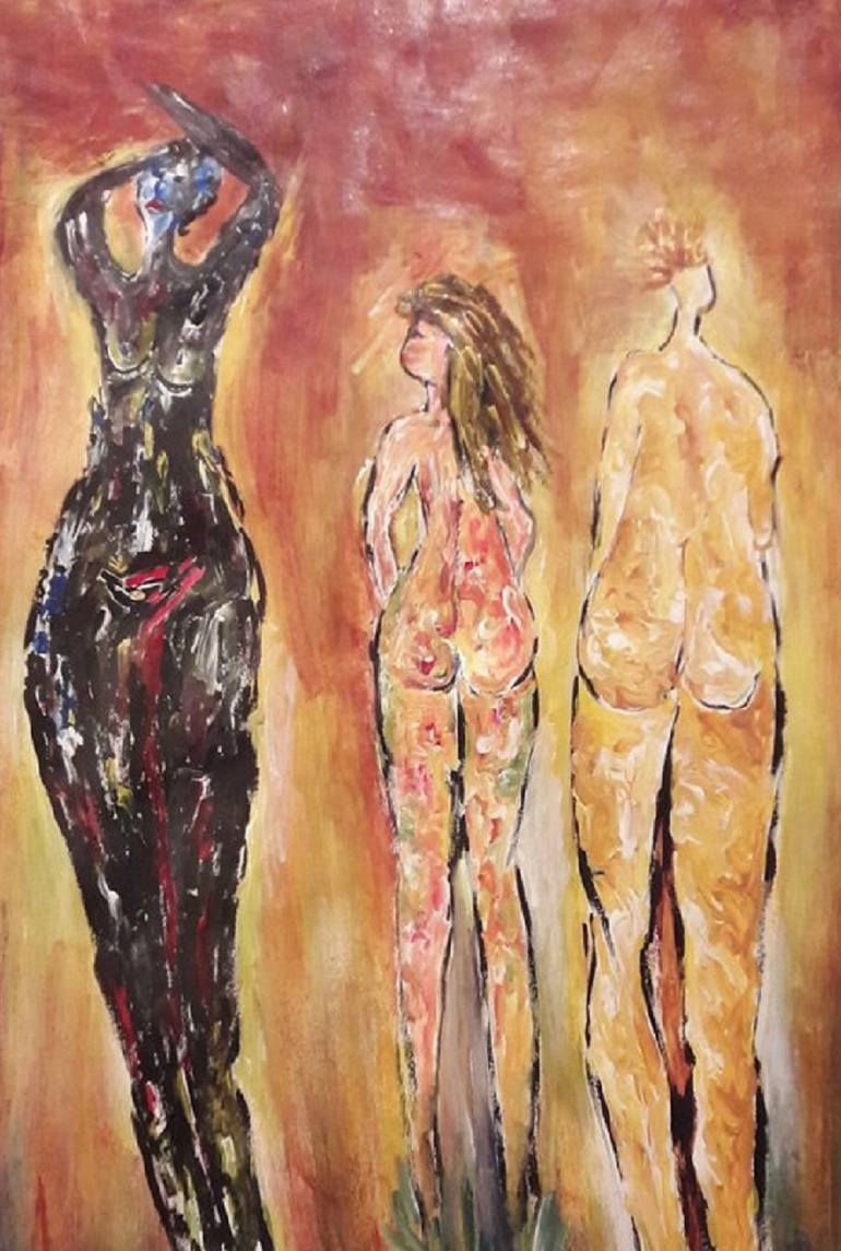 Original Conceptual Body Painting by Guerry Christiane