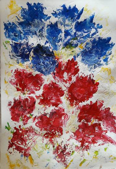 Print of Conceptual Floral Paintings by Guerry christiane