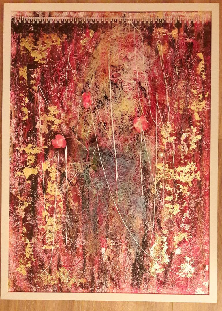 Original Abstract Mixed Media by Guerry christiane