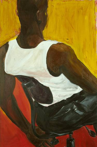 Original Figurative Men Paintings by Hayley Tolkin