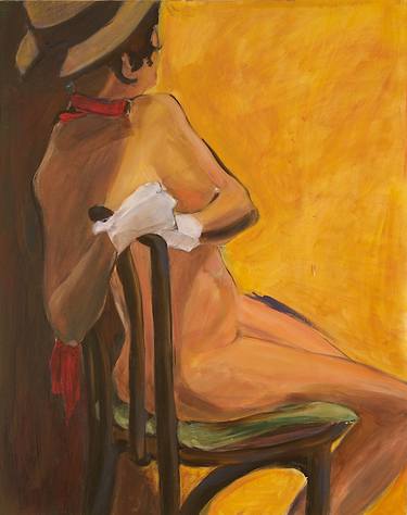 Original Figurative Nude Paintings by Hayley Tolkin