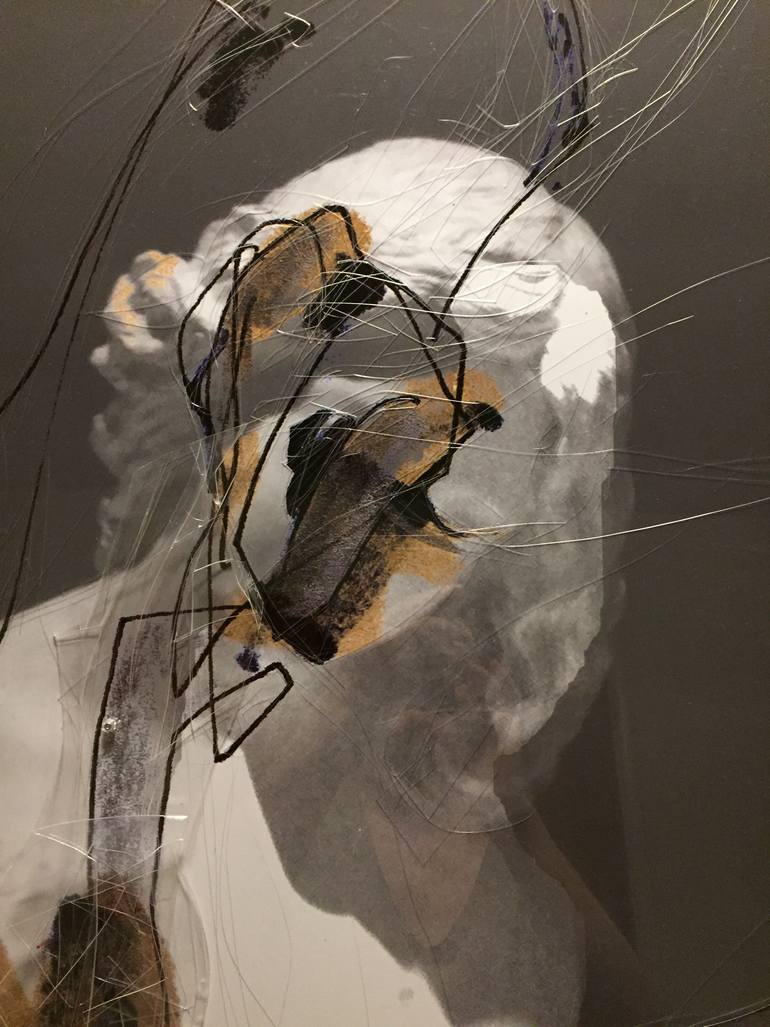 Original Abstract Performing Arts Drawing by Hogto Louso