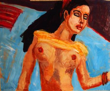 Original Expressionism Nude Paintings by Gatis Akmentiņš