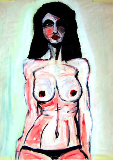 Print of Nude Paintings by Gatis Akmentiņš