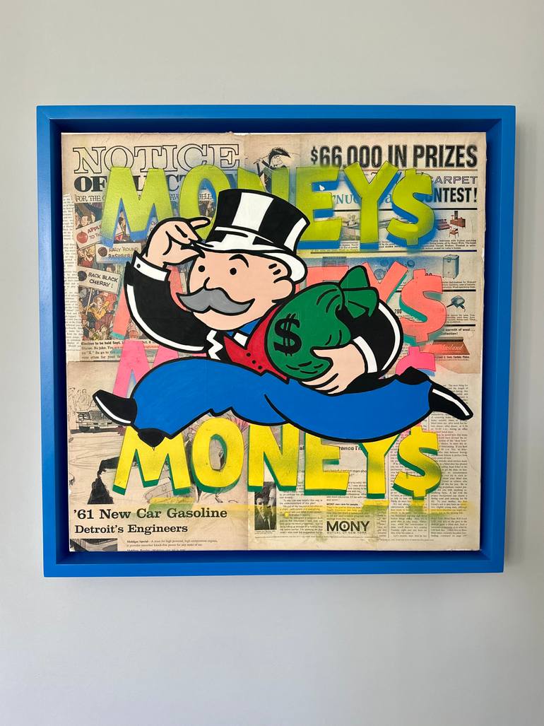 Original Pop Art Cartoon Mixed Media by Erika C Brothers