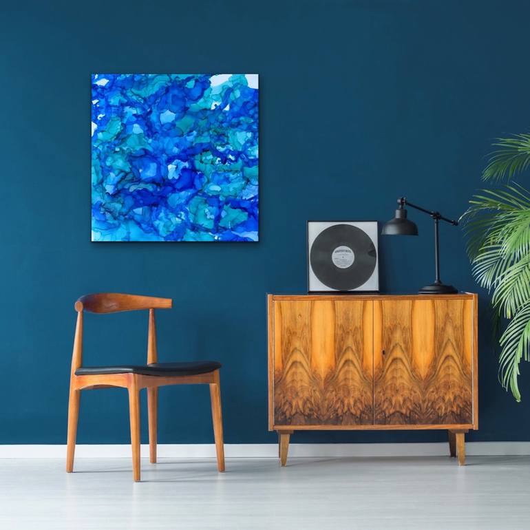 Original Modernism Abstract Painting by Erika C Brothers