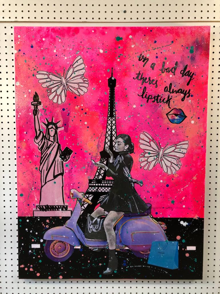 Original Modernism Pop Culture/Celebrity Collage by Erika C Brothers