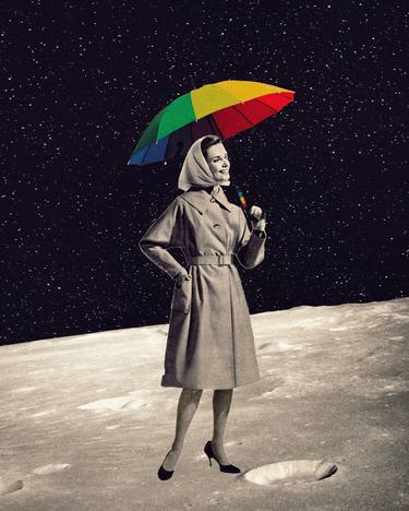 Moon Walk - Digital Collage thumb