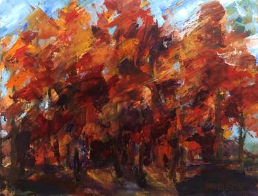 Original Expressionism Landscape Paintings by Marjory Wilson