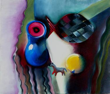 Original Abstract Expressionism Still Life Paintings by Veronica Shimanovskaya