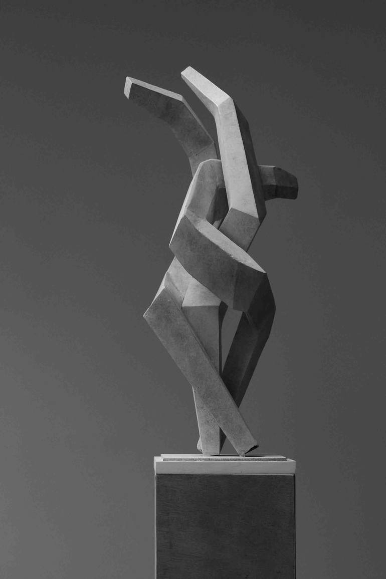 Original Cubism Abstract Sculpture by Georg Eisenmenger
