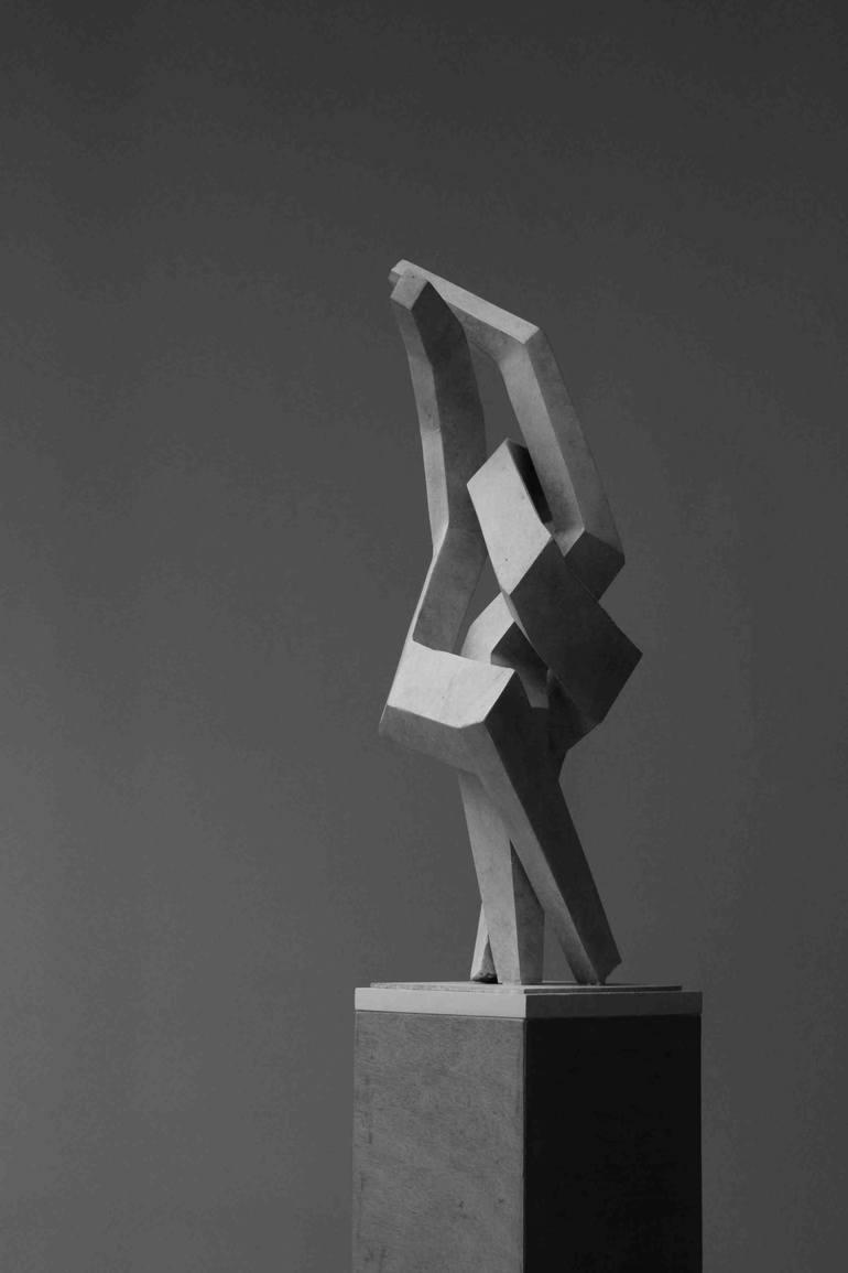 Original Cubism Abstract Sculpture by Georg Eisenmenger