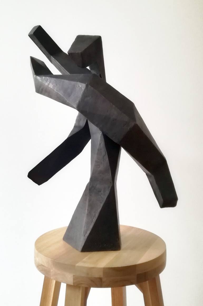 Original Cubism Body Sculpture by Georg Eisenmenger