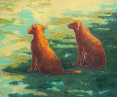 Original Dogs Paintings by Lorie Schackmann