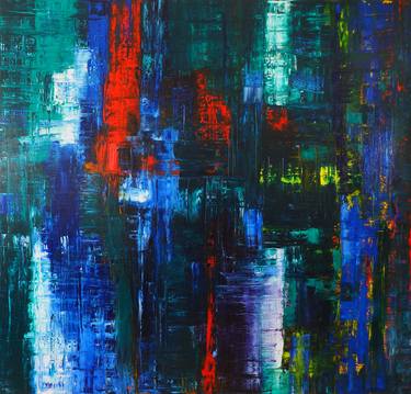 Original Abstract Expressionism Abstract Paintings by Catherine Timotei
