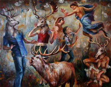 Print of Figurative Fantasy Paintings by Igor Kudelin