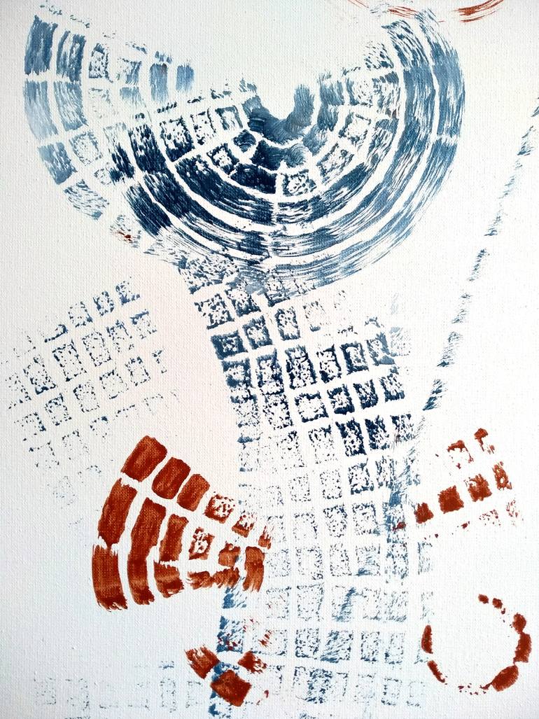 Original Abstract Expressionism Abstract Painting by Igor Kudelin
