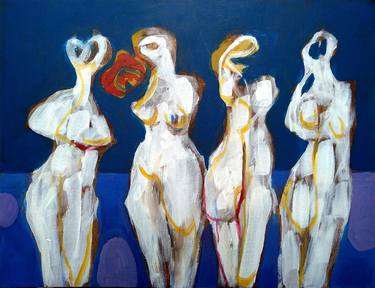 Original Figurative Women Paintings by Igor Kudelin