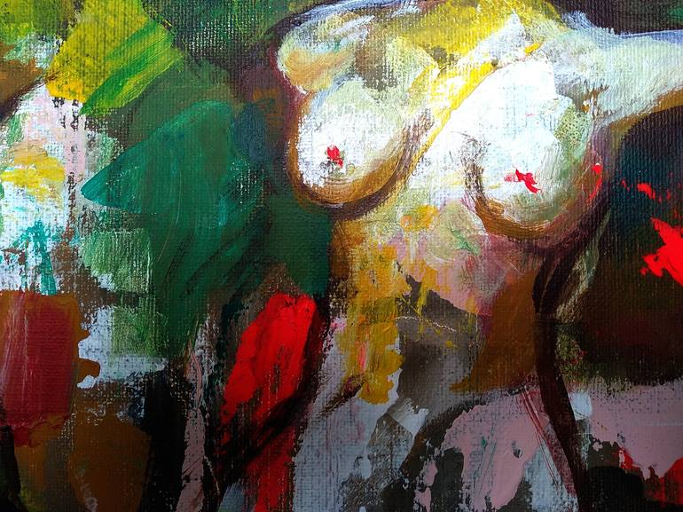 Original Abstract Expressionism Women Painting by Igor Kudelin