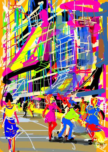 Original Expressionism Architecture Digital by Bob Usoroh