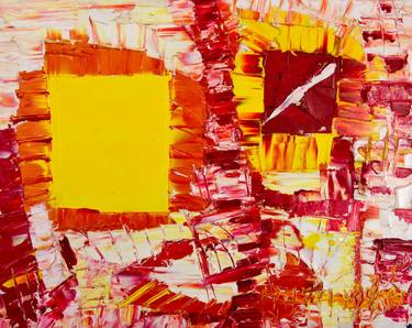 Original Expressionism Abstract Paintings by Bob Usoroh