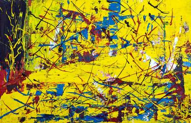 Print of Abstract Expressionism Abstract Paintings by Bob Usoroh