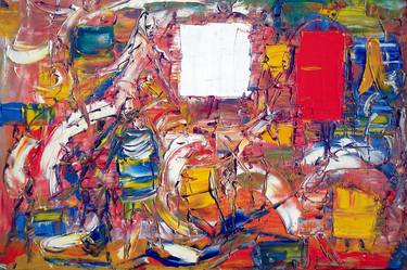 Print of Abstract Expressionism Abstract Paintings by Bob Usoroh