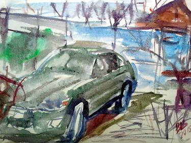 Print of Expressionism Car Paintings by Bob Usoroh