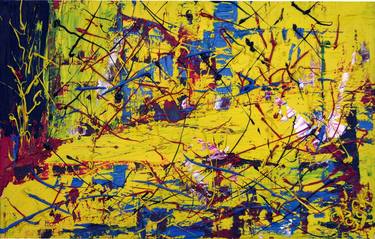 Print of Abstract Expressionism Abstract Paintings by Bob Usoroh