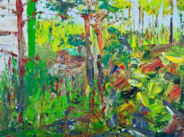 Original Expressionism Nature Paintings by Bob Usoroh