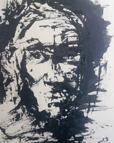 Print of Expressionism Portrait Paintings by Bob Usoroh