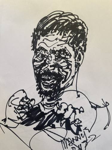 Print of Expressionism People Drawings by Bob Usoroh
