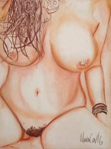 Print of Body Drawings by Mauricio Cardona