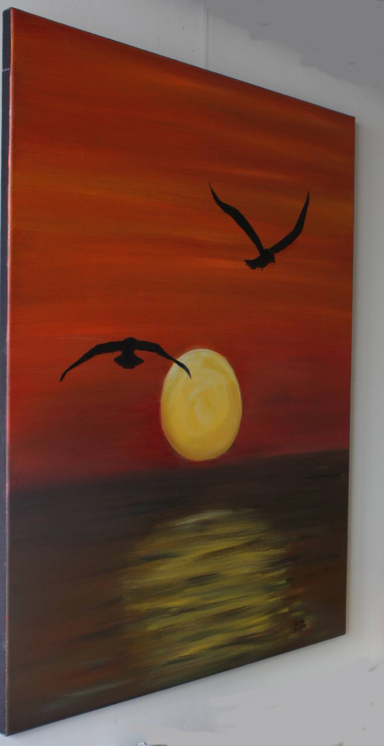 Original Figurative Landscape Painting by Zita Dantas