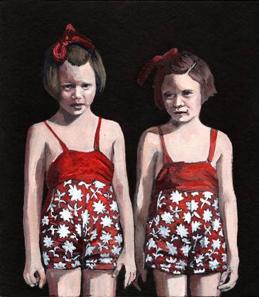 Print of Figurative Children Paintings by Lola Sandoval