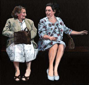Original Contemporary People Paintings by Lola Sandoval