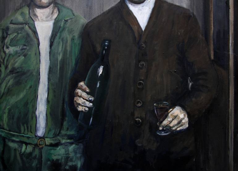 Original Figurative People Painting by Lola Sandoval