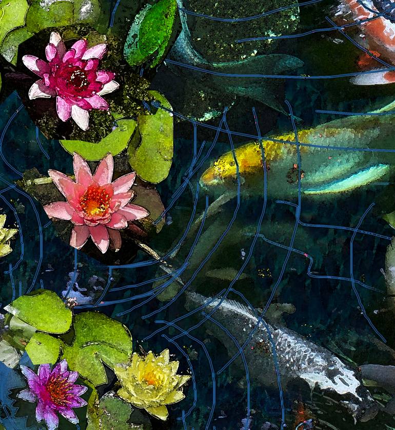 Original Contemporary Nature Mixed Media by Dan Terry