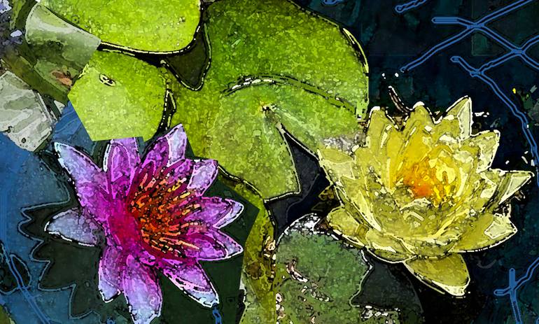Original Contemporary Nature Mixed Media by Dan Terry