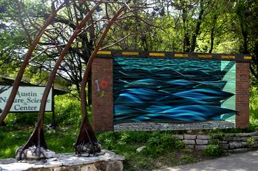Saatchi Art Artist Dan Terry; Installation, “Kinetic Urban Waterpark Mural concept” #art