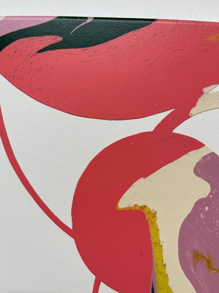 Original Geometric Abstract Painting by Eleni Pratsi