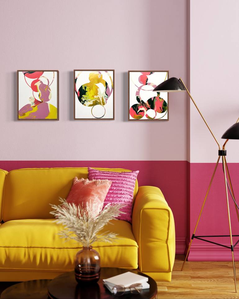 Original Abstract Painting by Eleni Pratsi