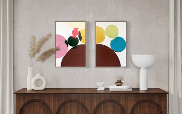 Original Abstract Paintings by Eleni Pratsi